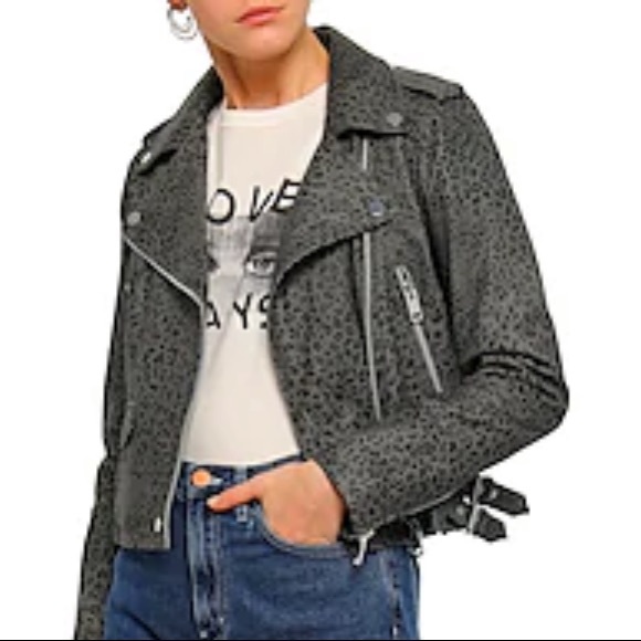 walter baker leopard jacket